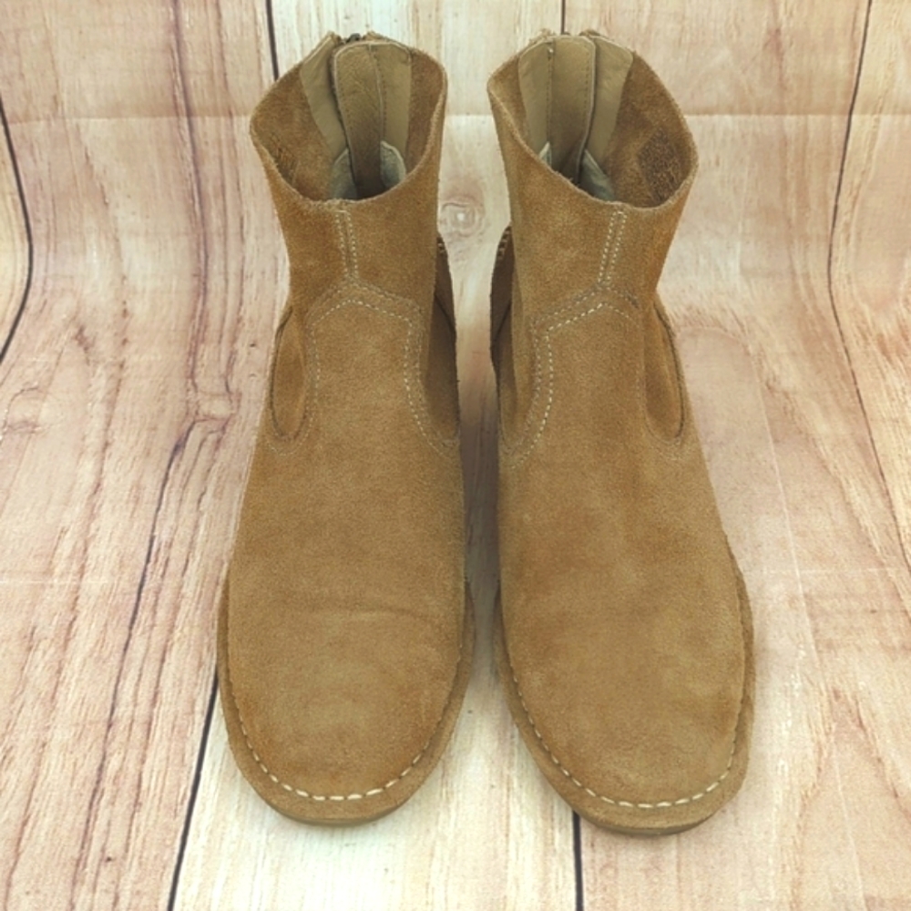 UGG Bandera Suede Ankle Boots in Chestnut/Tan Sz 8.5 - Picture 3 of 9